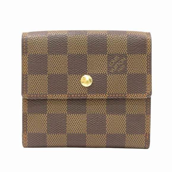 LOUIS VUITTON Brown Damier Wallet - Picture 1 of 9